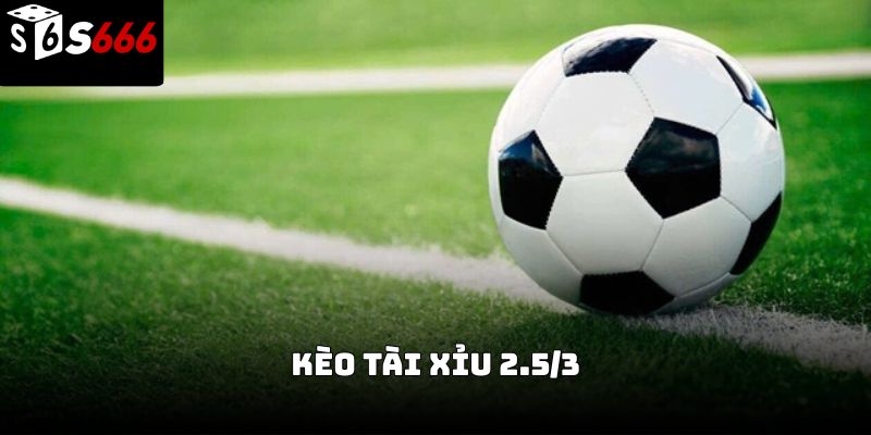 Kèo tài xỉu 2.5/3 s666: Cách đọc kèo thắng cược