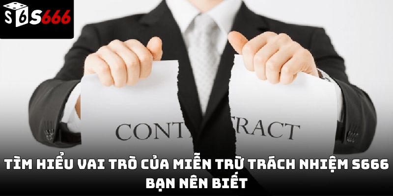miễn trừ trách nhiệm